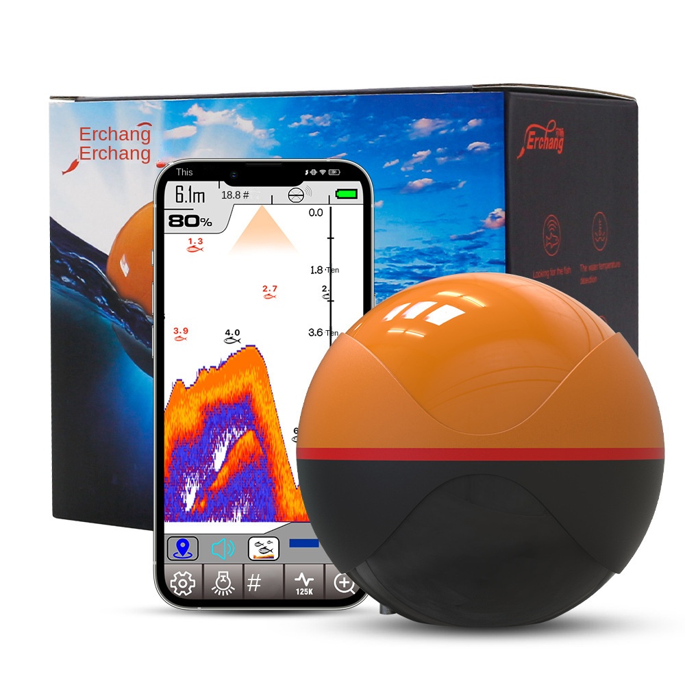 Новый двухчастотный умный Wi-F – обзор и цена Fish Finder Battery