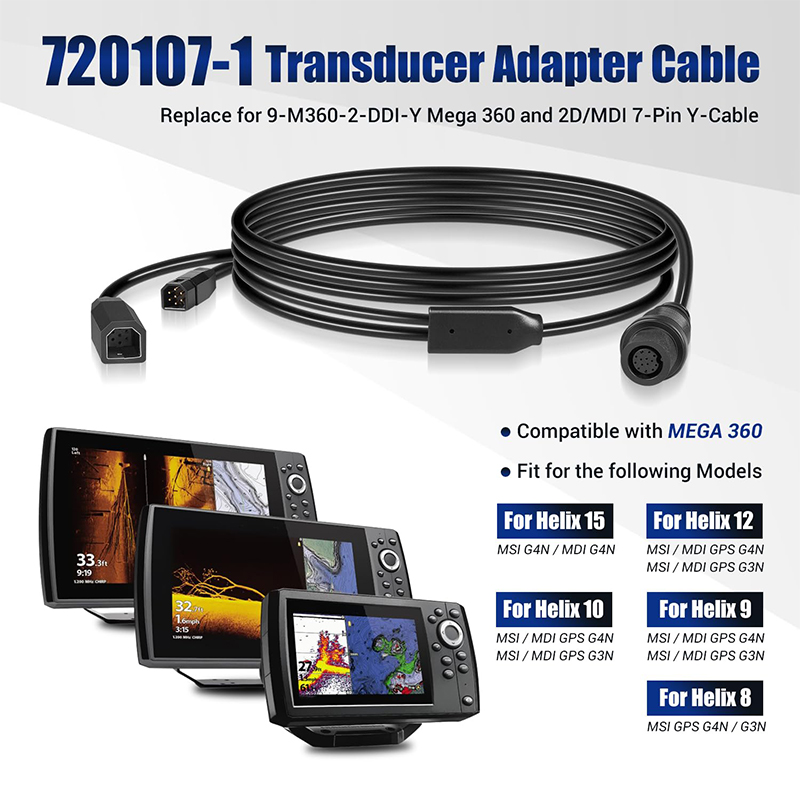 Кабель-адаптер для датчика 720 – обзор и цена Fish Finder Transducer