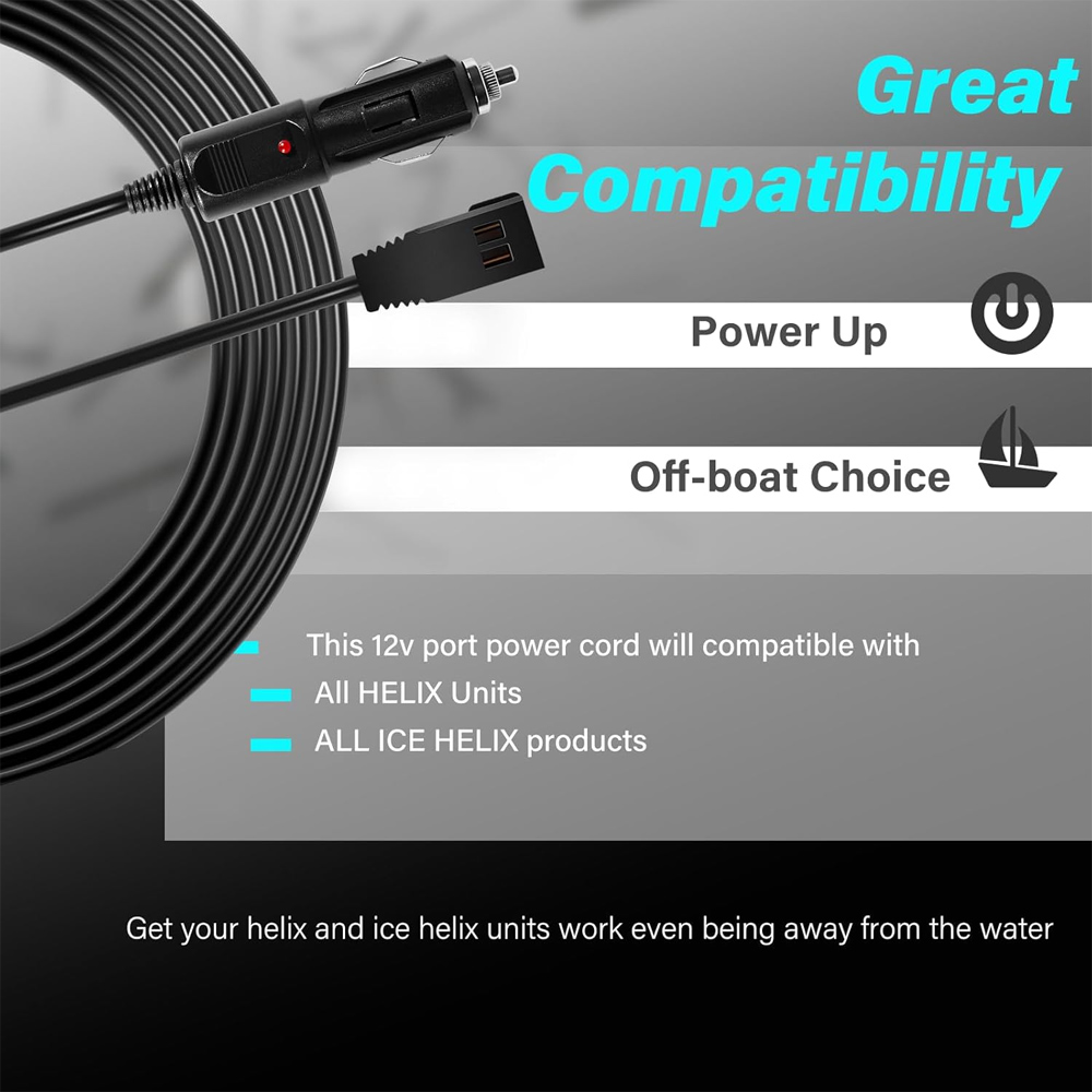Кабель питания 12В DC 720105-1 – обзор и цена Fish Finder Charger